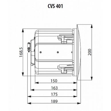 Встраиваемая трансформаторная акустика TANNOY CVS 401-BK